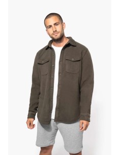 K-KA582-Surchemise doublée en molleton sherpa 2
